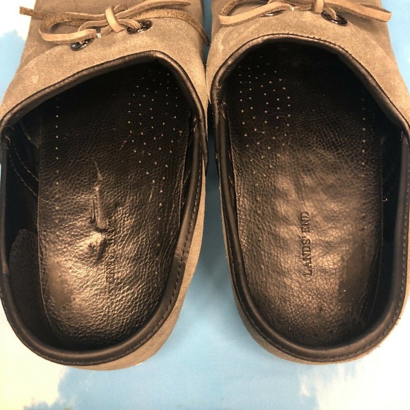 Land’s End Women’s Nursing Clogs Grayish Brown - Picture 5 of 8